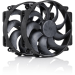 Noctua NF-A14x25r G2 PWM Sx2-PP chromax.black, 14cm, 12V, 1500RPM, 155.6m&sup3;/h, 2.56mmH2O, 24.8dB, 4-pin, SSO2, arvuti korpus