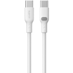 Havit CB6280 USB Type-C kaabel, 1 m, valge, 100 W, 3,8 mm