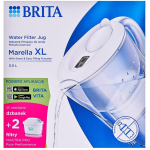 Brita Marella XL 1056033, 3,5L, 150L, Maxtra Pro PP filter, ergonoomiline k&auml;epide, valge