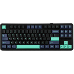 AULA F87 Pro klaviatuur AUF87P-DBC-GW4, 87 klahvi, USB, Bluetooth, RGB, 4000mAh, mehaaniline, must/ts&uuml;aan