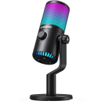 Maono DM30RGB must m&auml;ngumikrofon, -36 dB, 20-20000 Hz, 3.5 mm, USB-A, USB-C, statiiv, Plug&Play