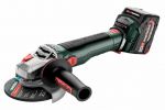 Nurklihvija WB 18 LT BL 11-125 QUICK, 2x5,2Ah, METABOX 613054650 METABO