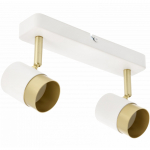 Laevalgusti ORIO, 24,0x5,5x14,0mm, IP20, 2*GU10, max. 50W, valge/kuldne; OS-ORI-2GU10-00