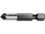 Faaspuur metallile ja puidule 6,3 mm 45&deg; 1/4 Hex HSS 40 mm YT-44721 YATO