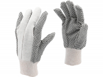 Flo Aianduse Kindad 74100, 10, 1 paar, I kategooria, puuvill PVC punktidega, elastne &auml;&auml;r