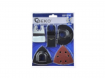 Geko Multi-Cutter Starter Set 6pcs G01256, 5x#60, 5x#80, 85mm 140 hammast, 35x40mm 28 hammast, 52mm, 80mm