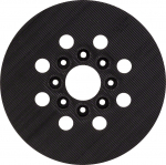 Gumijas slīp&scaron;ķīvis 125 mm PEX 220 A, Ekscentra slīpma&scaron;īnām SLĪPĒ&Scaron;ANAS PAMATNE AR 8 ATVERĒM, 2608601175, BOSCH