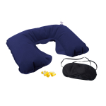 'Ceļojumu atpūtas komplekts, spilvens, miega maska, ausu aizbāžņi, R060000, BasicNature'