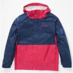 Jaka Kids PreCip Eco Jacket, izmērs: M, Very Berry/Artic Navy, 0889169656408 MARMOT