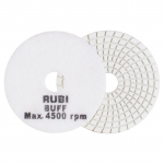 Dimanta pulē&scaron;anas disks, mitrai pulē&scaron;anai, 4", kods 61971, RUBI