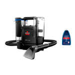 Kompaktne vaipade ja pehme m&ouml;&ouml;bli puhastaja SpotClean C5 Select 400W pesufunktsiooniga juhtmega must sinine 3928N Bissell