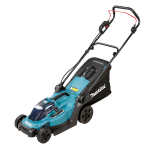 Makita DLM330RM akuga muruniiduk 18 V Li-ion 4.0 Ah 33 cm must-sinine