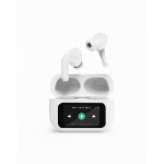 Gembird k&otilde;rvaklapid TWS-LCD-ANC-01-W BT 5.3, ANC, 20-20000 Hz, 8 h esitusaeg, USB Type-C, 300 mAh aku