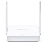 Mercusys traadita ruuter MW302R, 300 Mbit/s, 10/100 Mbit/s, 3 RJ-45 porti, 2.4 GHz, WPA2-PSK, valge