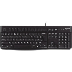 Logitech klaviatuur K120 920-002509 USB, kaabel 1.5 m, QWERTY, must, numbriklaviatuur, pritsmestekindel