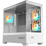 Gigabyte PC korpus GB-C201PI, Midi Tower, 2x USB 3.0, 3x ARGB ventilaatorit, 360mm radiaatori tugi, Valge