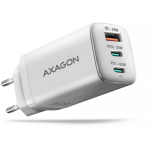 Axagon laadija ACU-DPQ65W 65W, 3x USB, 100-240V, QC 3.0, PD 3.0, &uuml;lekoormuse kaitse, valge