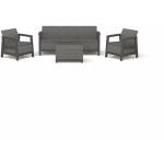Keter Aia m&ouml;&ouml;bli komplekt 29214645ECY 2 tooli, 1 diivan, 1 laud, 39.00kg, 182.00cm x 70.00cm x 79.00cm