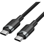 Vention USB-C kuni USB-C kaabel TRDBF, 1m, 0.48Gbit/s, must, magnetiliselt kaitstud