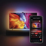 Emos &Uuml;mbritsev LED Valgustus ZTV55, 1170mm, 570mm, 24W, WIFI + BLE, RGB, 450lm, 72 segmenti, 230V/50Hz, iOS, Android