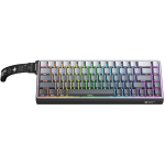 Onikuma G69 klaviatuur G69 black, 68 nuppu, 0.125 ms, 50 miljonit vajutust, ARGB valgustus, USB-C