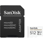 Sandisk m&auml;lukaart SDSQQNR-512G-GN6IA, 512 GB, 100 MB/s, 40 MB/s, Class 10, MicroSDXC, -20 - 90 &deg;C, -7 - 90 &deg;C