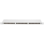 Lanberg &Uuml;henduspaneel 24 pesa 0,5U PPS6-0024-S, 24, 19'', 0.5U, CAT 6, RJ-45, hall