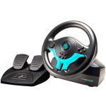 Subsonic Ratta SV 250-S SA5578-1, 22cm, 180&deg;, 2 pedaali, juhtmega, kahekordne vibratsioon, PS4, PS3, XBOX ONE, PC, SWITCH