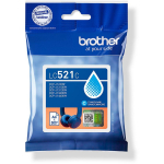 Brother LC521C, Tindi kassett, LC521C, 500 lehte, sinine, originaal, 1 pakend
