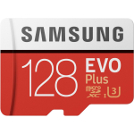 Samsung microSD kaart Evo Plus 128 GB, MB-MC128HA/EU, 128 GB, 100 MB/s, 60 MB/s, UHS-I, 4-proof kaitse