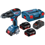Bosch GSR 18V-65 06019N3232, 2x5,0Ah, 18V, 63Nm, 0-2100min-1, 13mm, 35mm, 2 k&auml;iku, LED, Kickback Control, L-Boxx