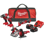 Milwaukee M18 BLCPP5A-502B komplekt, 4933492838, 18V, 2x5Ah, laadija, l&ouml;&ouml;kkeeraja
