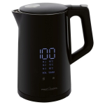 ProfiCook PC-WKS 1243 elektriline veekeetja, 1.7L, 2200W, must, 360&deg; alus, LED, taimer