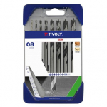 Puurikomplekt puidule Clipster PRO &Oslash;2-10mm (8tk.) TIVOLY