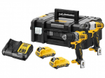 T&ouml;&ouml;riistakomplekt DCK2110L2T-QW (DCD701 + DCF801); 12 V; 2x3,0 Ah aku DeWalt