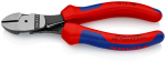 Augstas izturības diagonālie griezēji, KNIPEX, 74 12 160, grie&scaron;anas jauda līdz &Oslash; 3.4 mm