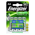 Laetavad Ni-MH patareid 2000 mAh mahutavusega ja AA/HR6 formaadis Rechargeable Accu Power Plus 4 tk 1690 Energizer