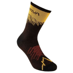 Zeķes SKY Socks, LA SPORTIVA, 8020647160150, Materjal: 50% pol&uuml;prop&uuml;leen, 40% nailon, 10% elastaan, v&auml;rv: MUST-KOLLANE, suurus: XXL