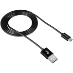 Kaabel Micro USB &uuml;hendusega ja 1 m pikkusega Must CNE-USBM1B CANYON
