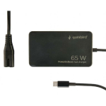 Gembird toiteadapter NPA-AC-PDQC65-01 65 W, USB Type-C, must, 120 g, 109 mm, 44 mm, 29 mm