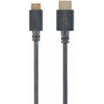 Gembird HDMI-MINI HDMI kaabel CC-HDMI4C-6 1.8 m, HDMI A isane, HDMI C mini isane, kuldne kattega, 4096 x 2160, 10 Gbit/s