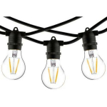 Visional LED aiakaunistus 10m VS-628 E27, must juhe, integreeritud lambipesa