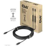Club3D USB-C kuni USB-C kaabel CAC-1535 5m, 8K60Hz, 10Gbps, 60W, aktiivne, kahepoolselt