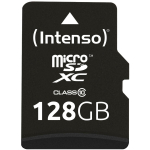 Intenso m&auml;lukaart MicroSDXC 3413491 128 GB, lugemiskiirus 25 MB/s, klass 10, veekindel, p&otilde;rutuskindel, SD adapter