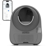 CAT LITTER BOX LUXURY PRO-X/DARK GREY CL-08-GREY CATLINK