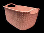 Besk hoiukarp 9104132, 310mm, 230mm, 180mm, ristk&uuml;lik, roosa, plastmass