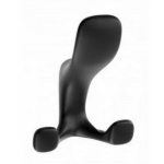 Gtv Riidepuu TOLEDO-A0 1225260, 104mm x 78mm x 41mm, seinakinnitus, alumiinium, matt must