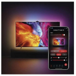 Emos &Uuml;mbritsev LED RGB valgustus ZTV65, 24 W, 610 lm, 96 segmenti, WIFI + BLE, &uuml;hilduv Amazon Alexa, Google Assistant
