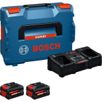 Bosch Professional Expert Starter 1600A0373X, 18V, 2x8Ah, li-ion, laadija 16A, 2 akut, indikaator