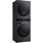 Lg Pesumasin kuivatiga WT1210BBF, 12 kg, 1400 RPM, A/C, Eeslaadimine, 10 kg kuivatamine, Wi-Fi, must